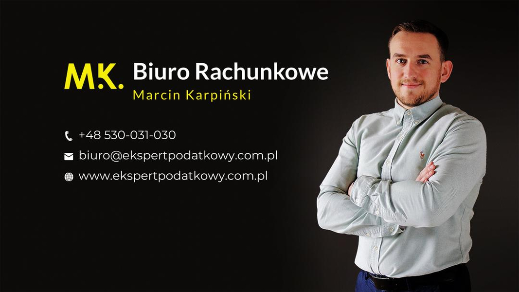 Zdjęcie na okładce dla Biuro Rachunkowe Ekspert Podatkowy Marcin Karpiński